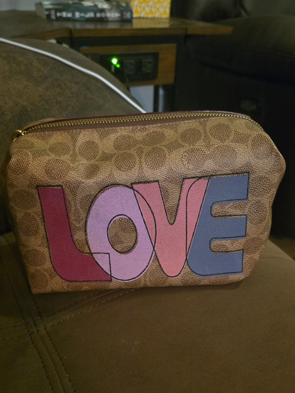 Coach Large Boxy Cosmetic Bag